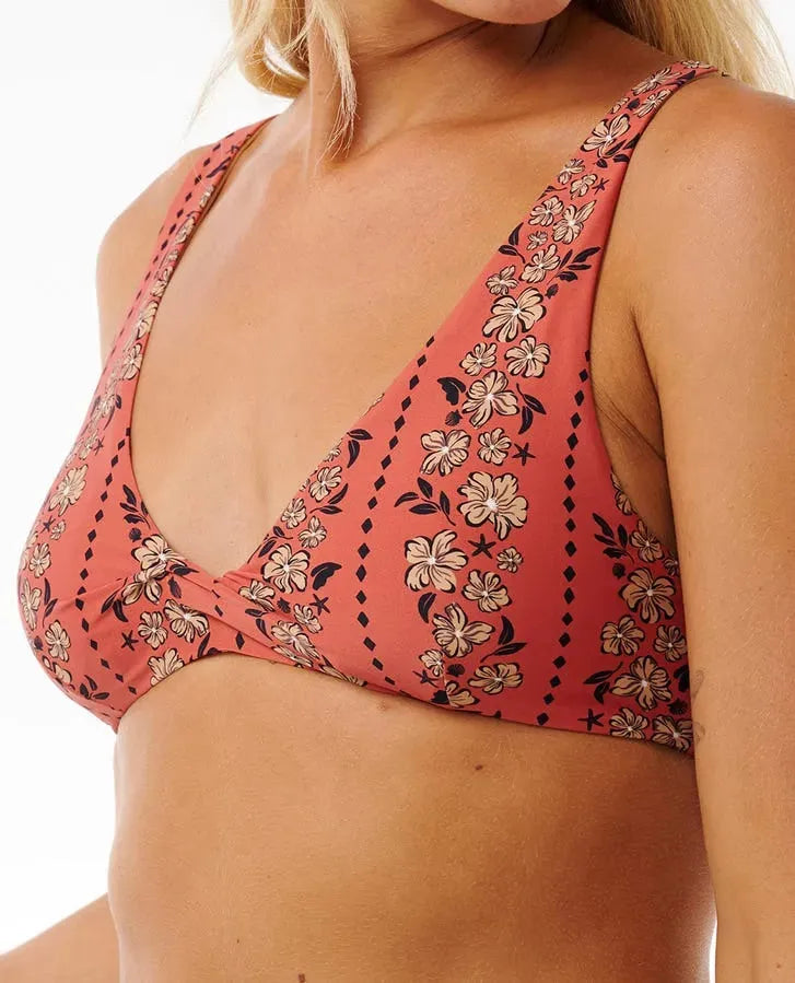 Soleil D-DD Twist Crop Bikini Top - Beachin Surf