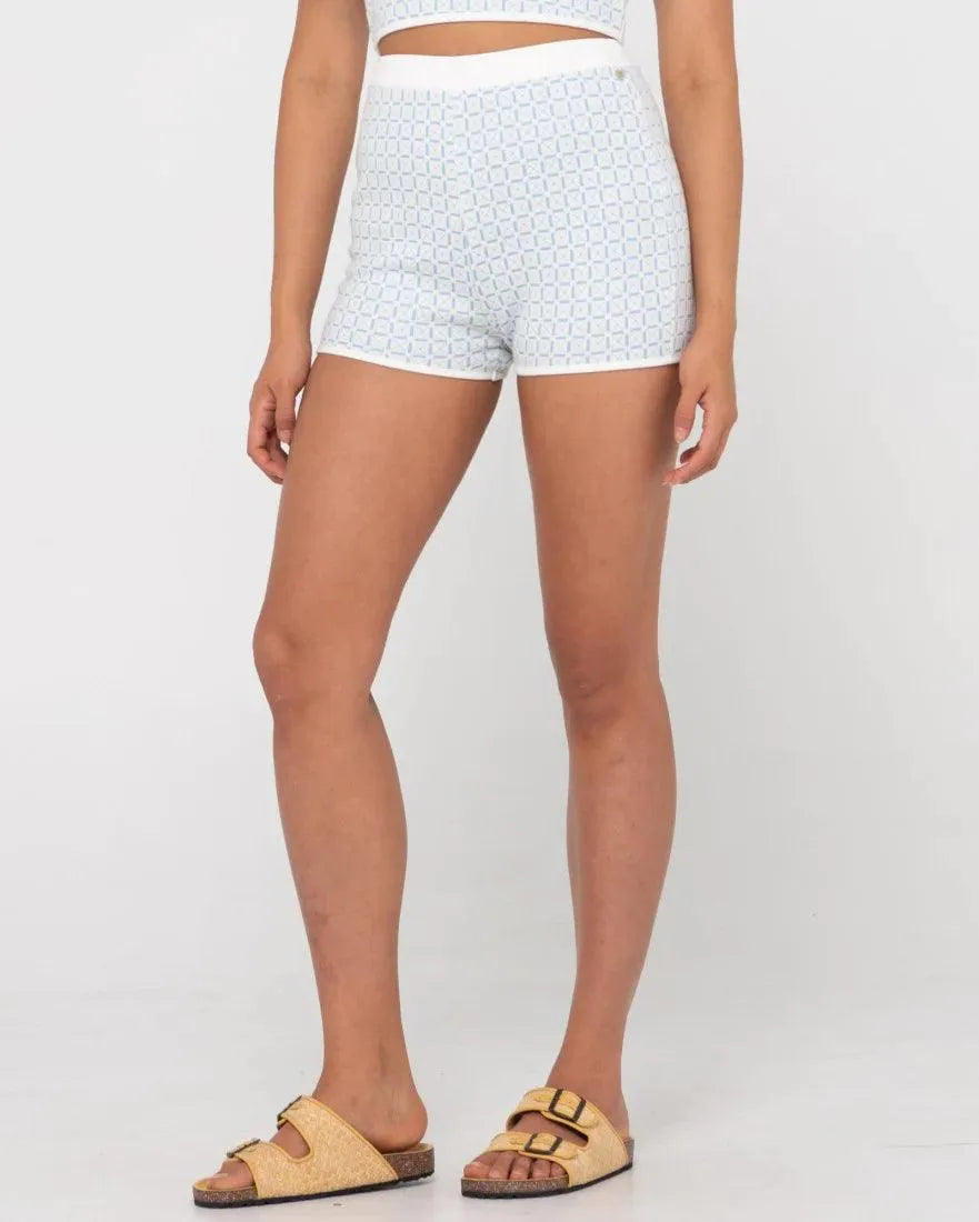 Spencer Knitted High Waisted Short - Beachin Surf