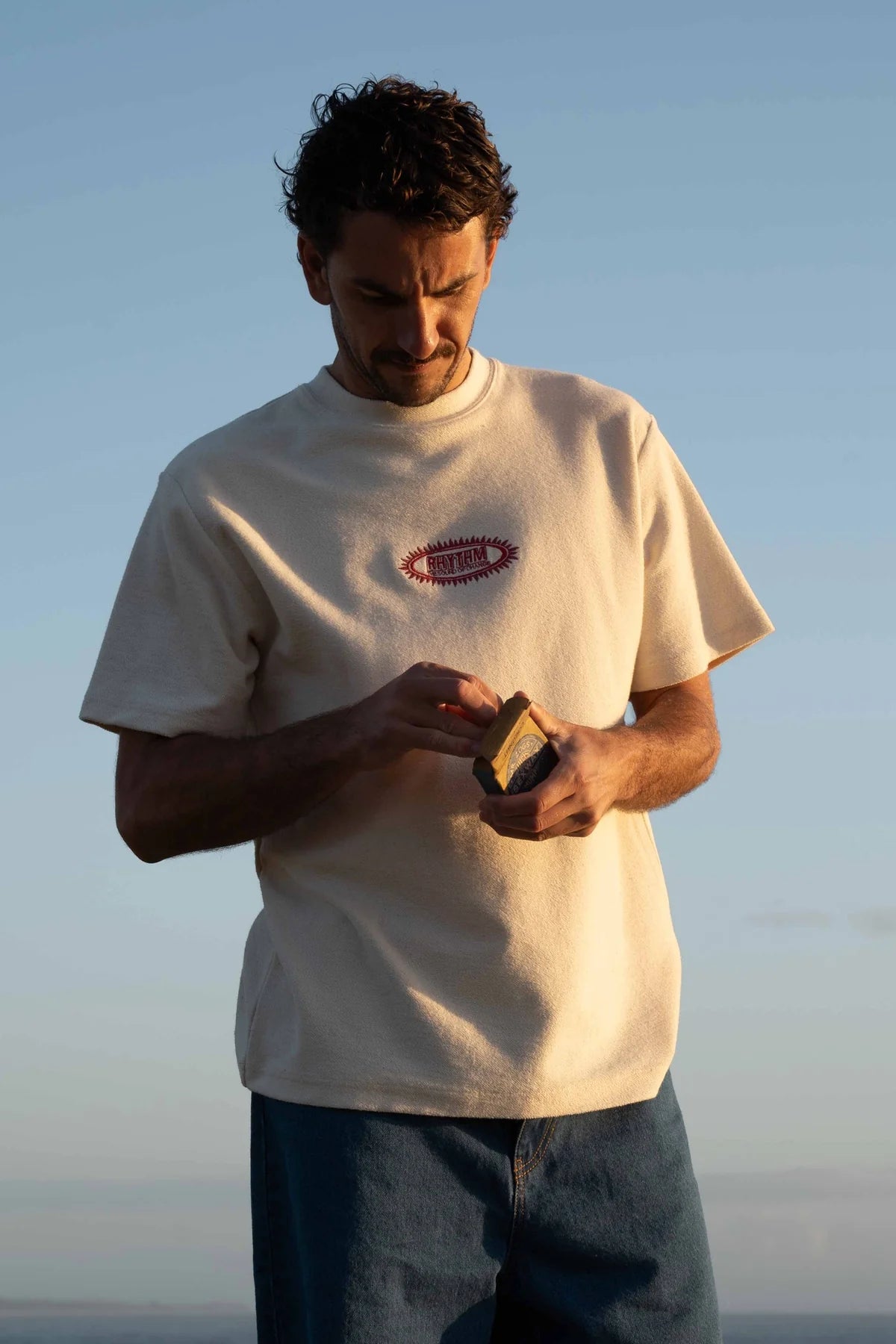 Stamp Vintage Terry Ss T-Shirt - Beachin Surf