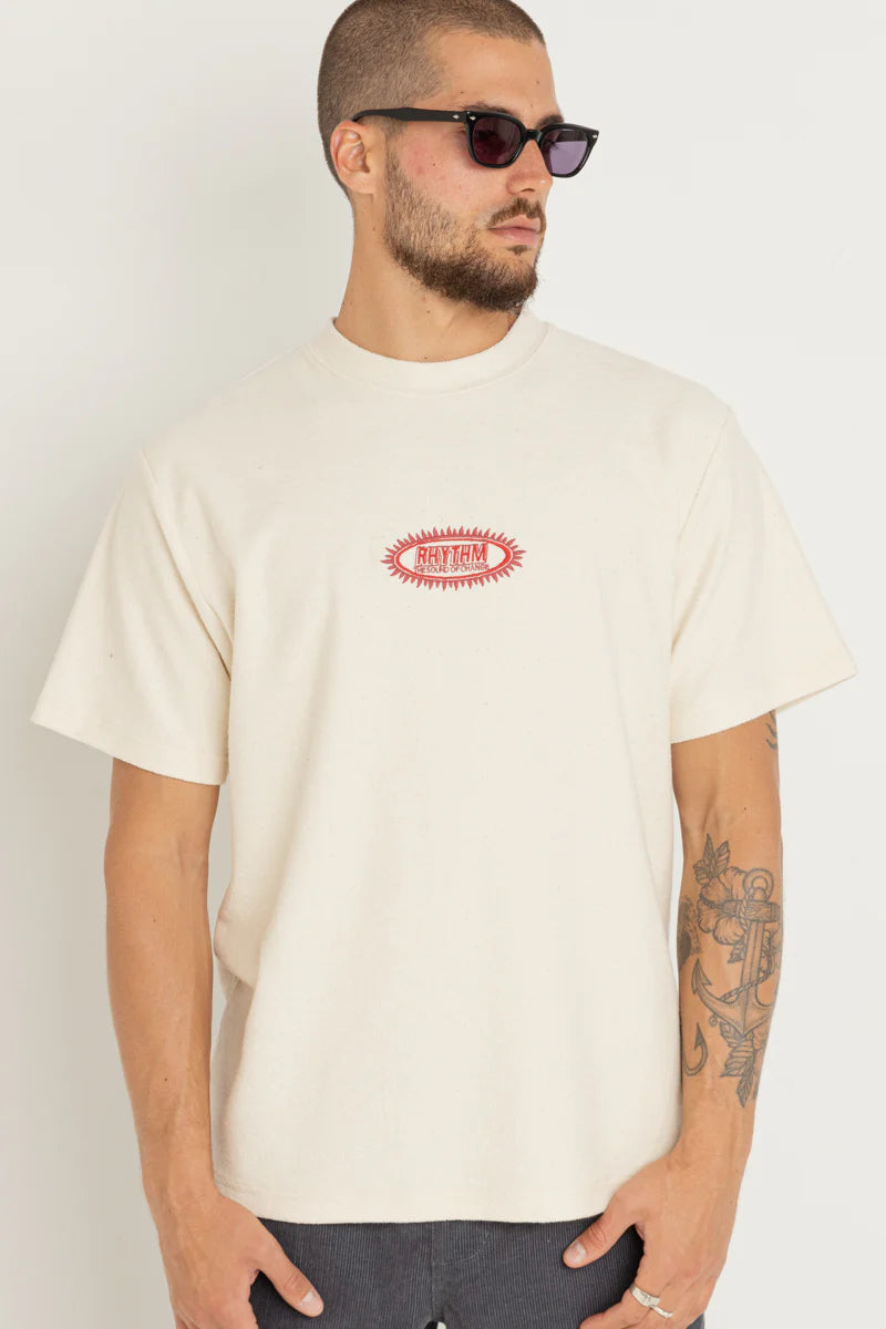 Stamp Vintage Terry Ss T-Shirt - Beachin Surf