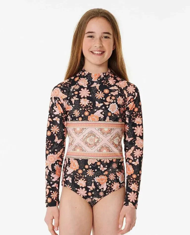 Sun Catcher Long Sleeve Surf Suit - Girls (8-16 Years)