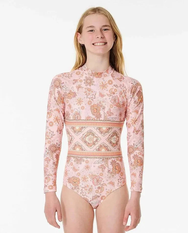 Sun Catcher Long Sleeve Surf Suit - Girls (8-16 Years)