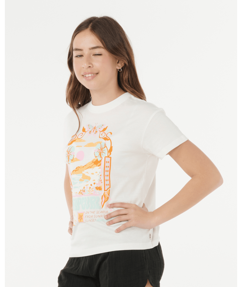 Sunset Skies Art Tee - Girls - Beachin Surf