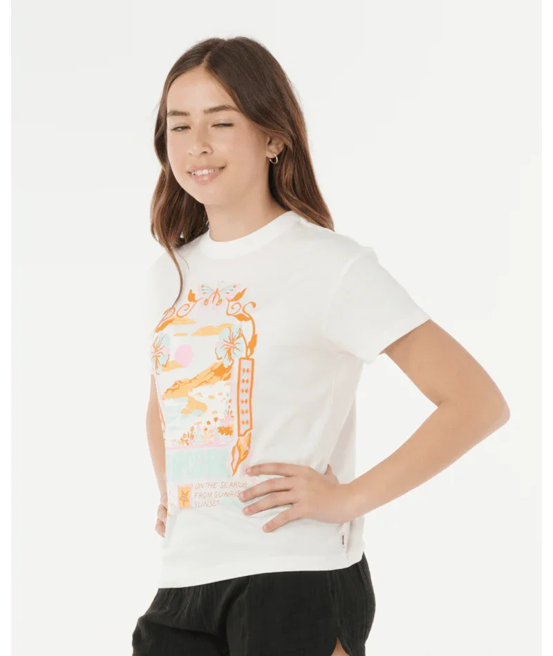 Sunset Skies Art Tee - Girls