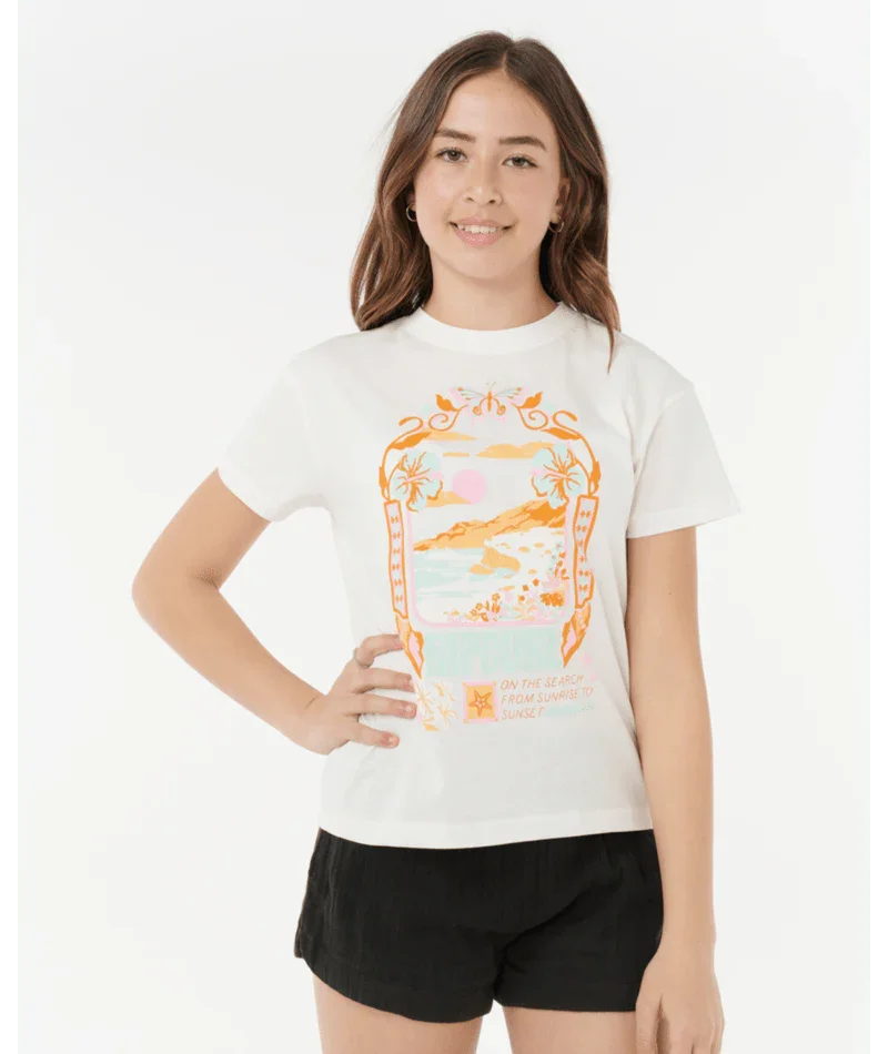 Sunset Skies Art Tee - Girls