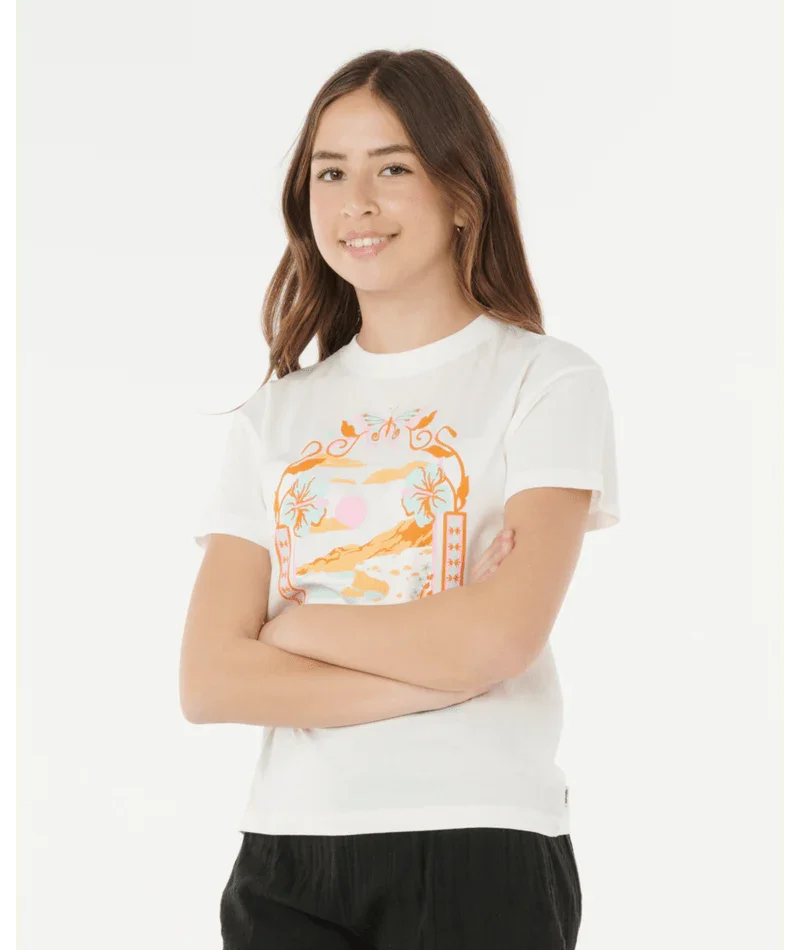 Sunset Skies Art Tee - Girls