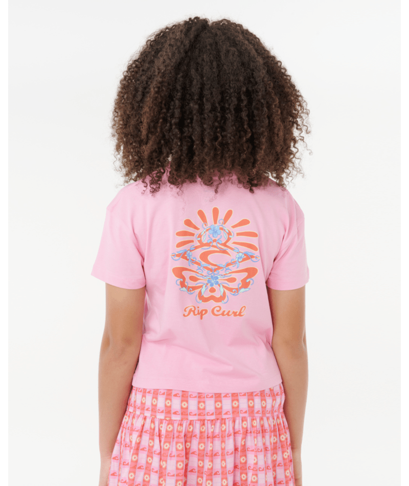 Sunset Skies Crop Tee - Girls (8-16 years) - Beachin Surf