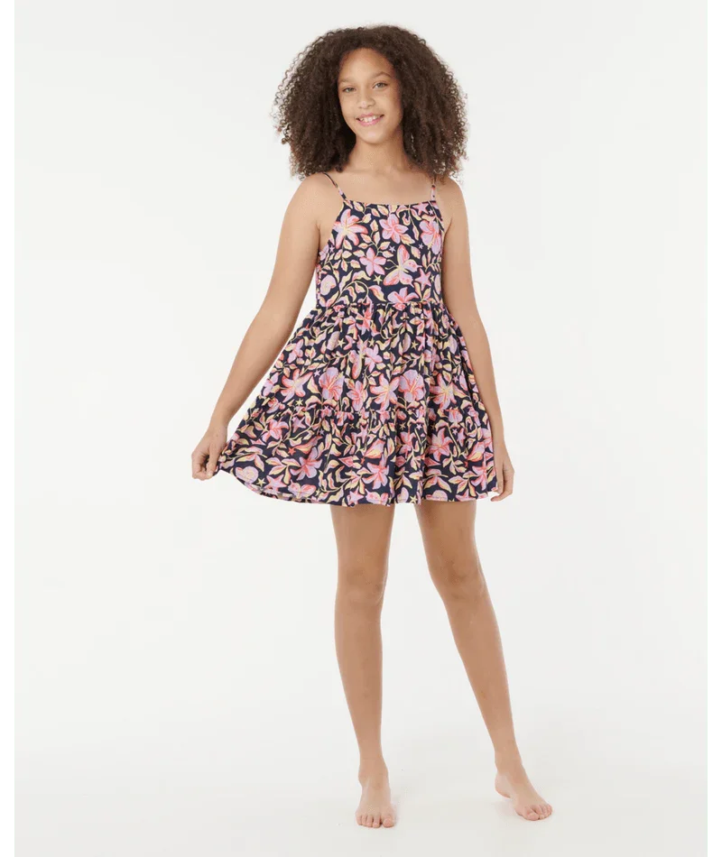 Sunset Skies Tier Dress - Girl