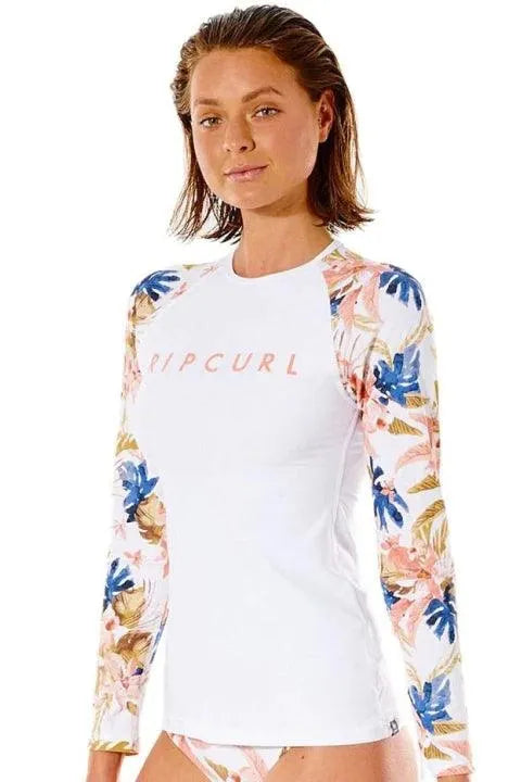 Sunset Waves Long Sleeve Rash Vest - Beachin Surf