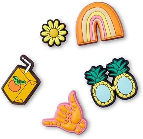 Sunshine is Fine 5-Pack Jibbitz - Beachin Surf