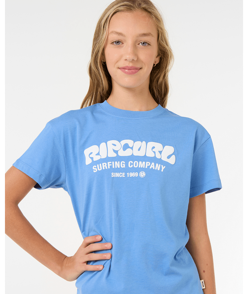 Surf Puff Relaxed Tee - Girls (8-14 years) - Beachin Surf