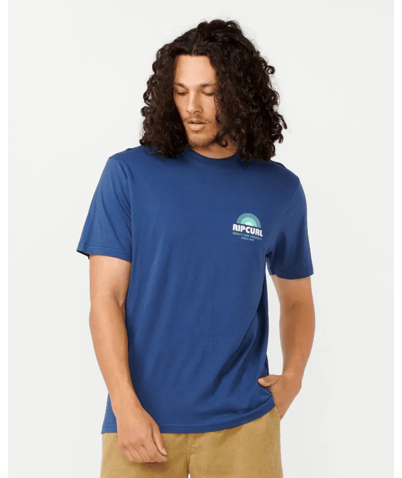 Surf Revival Lined Up Tee - Beachin Surf