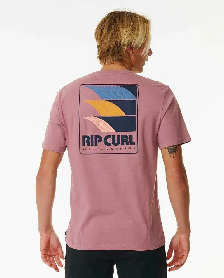 Surf Revival Lined Up Tee - Beachin Surf