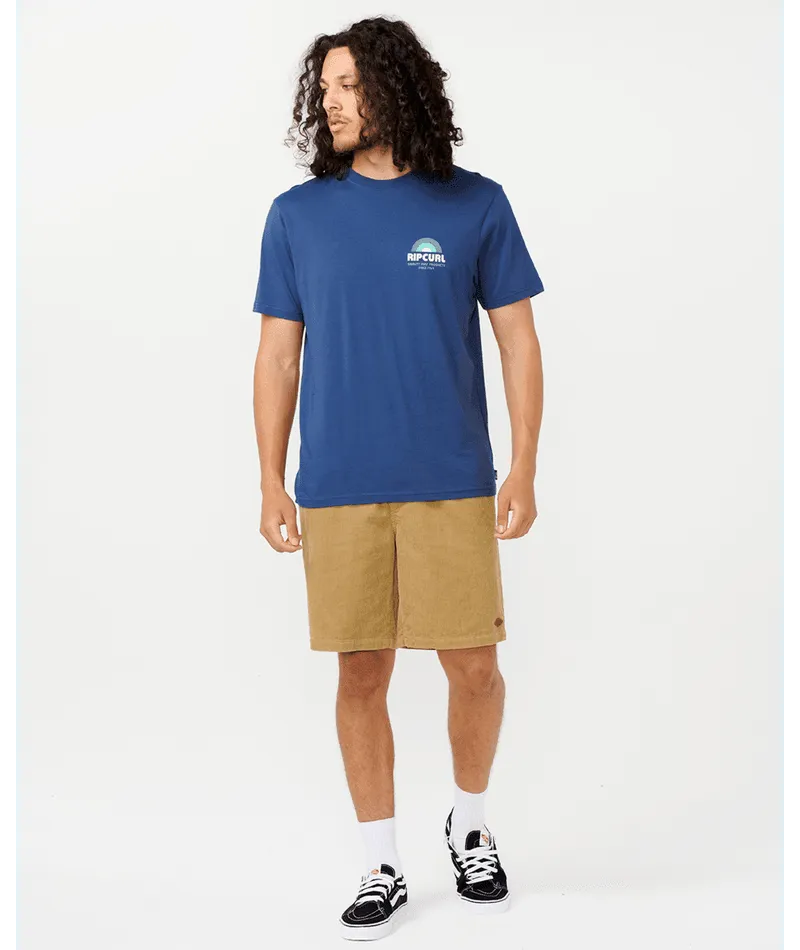 Surf Revival Lined Up Tee - Beachin Surf