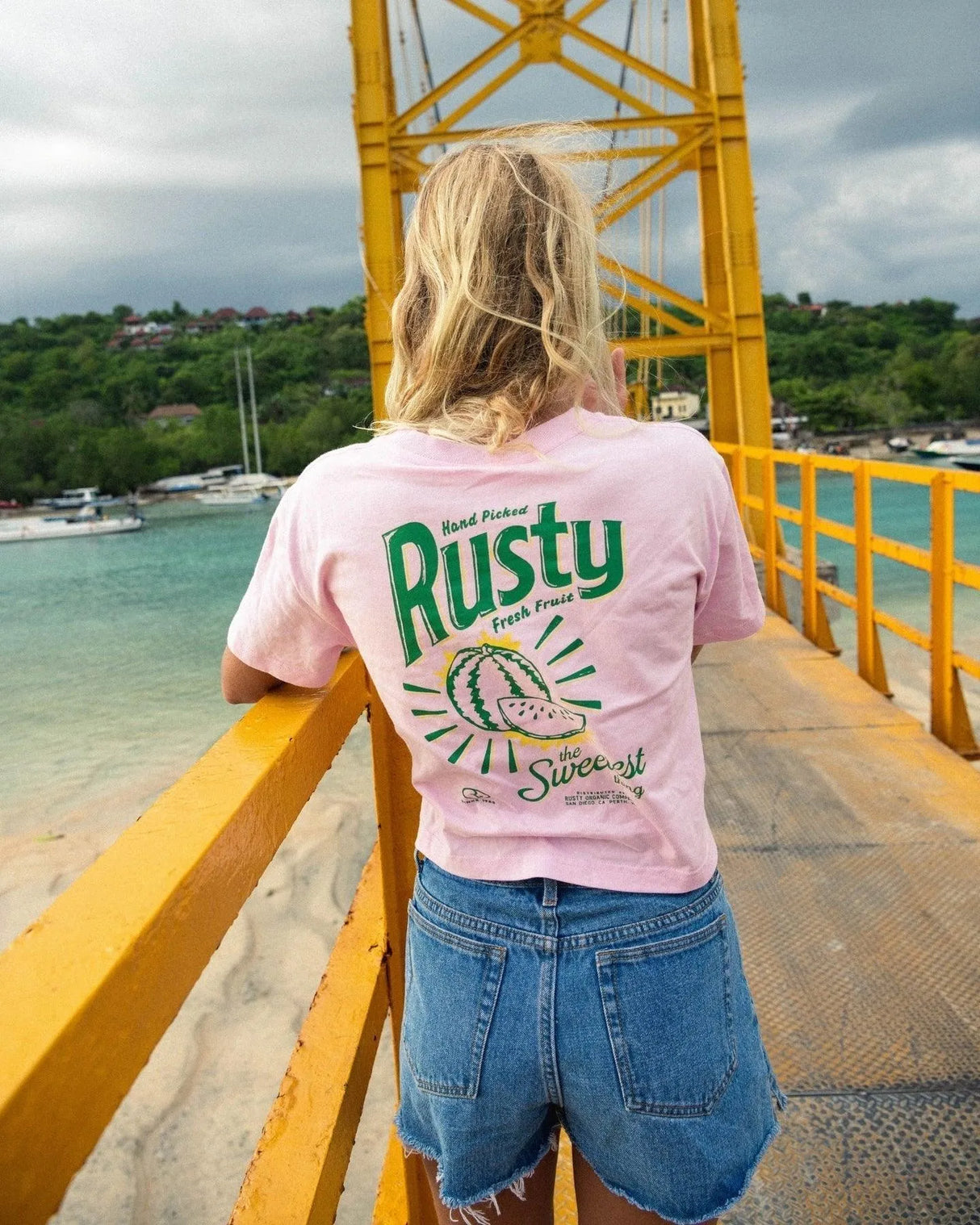 Sweetest Thing Graphic Cropped Tee - Beachin Surf