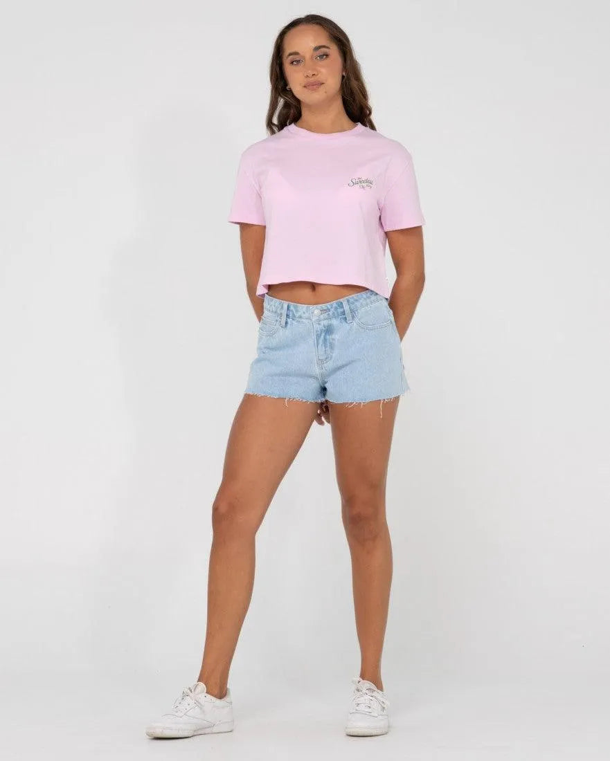 Sweetest Thing Graphic Cropped Tee - Beachin Surf