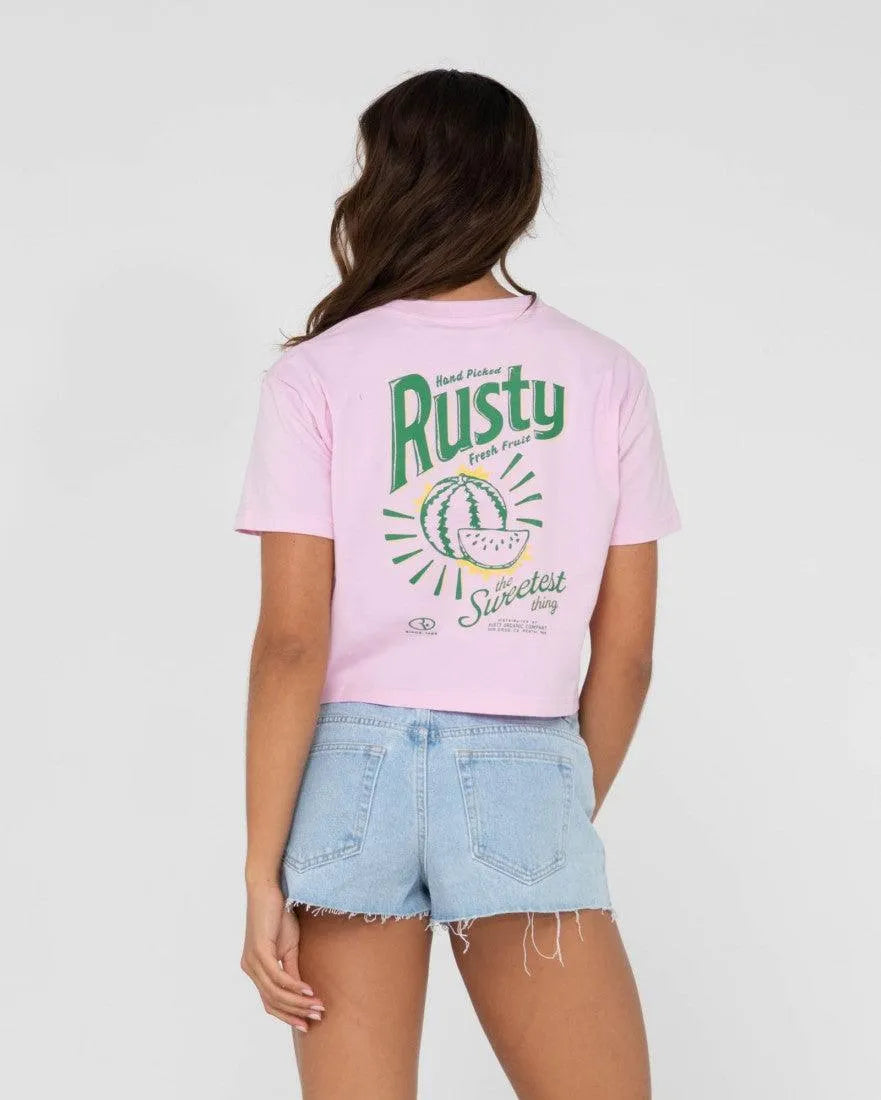 Sweetest Thing Graphic Cropped Tee - Beachin Surf