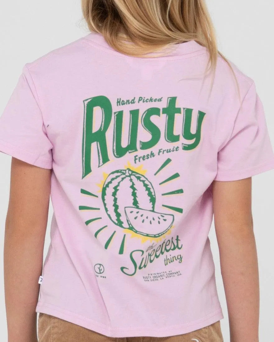 Sweetest Thing Graphic Relaxed Tee Girls - Beachin Surf