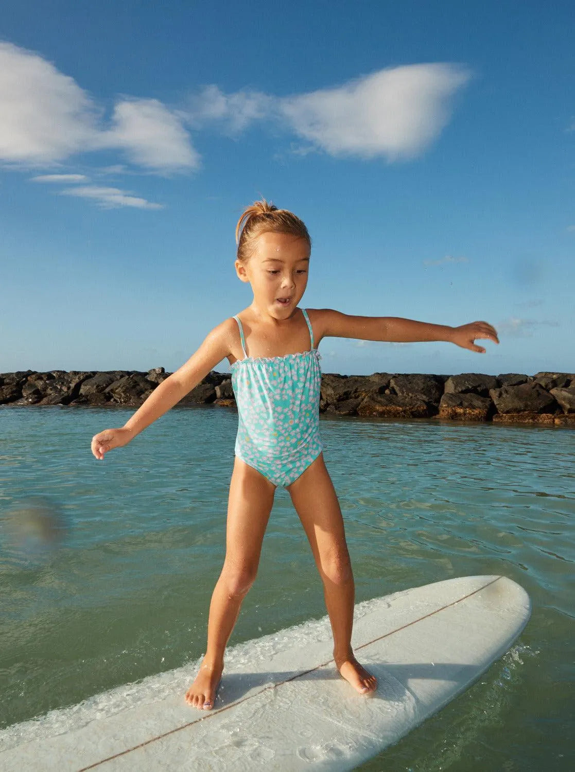 Teenie Ditsy One Piece - Beachin Surf