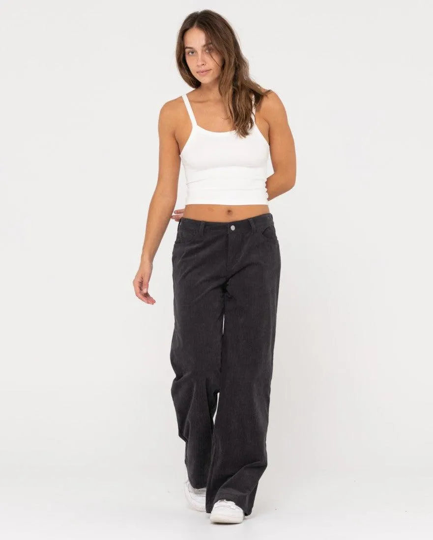The Secret Low Rise Wide Leg Cord Pant - Beachin Surf