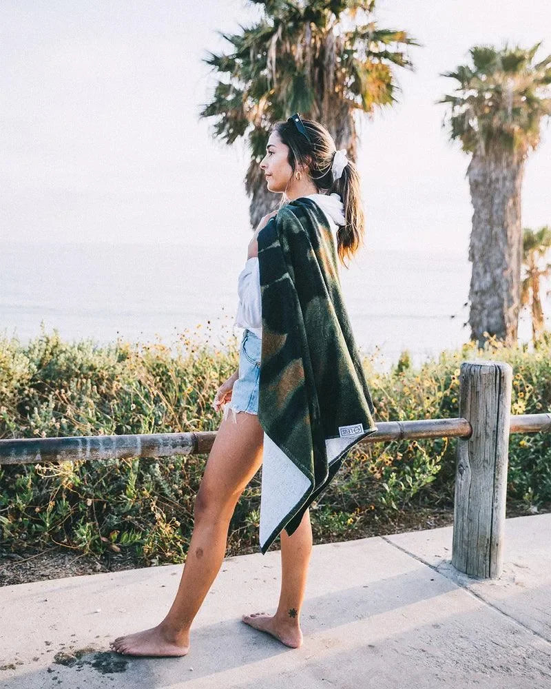 Tie Dye Camo Beach Eco Towel