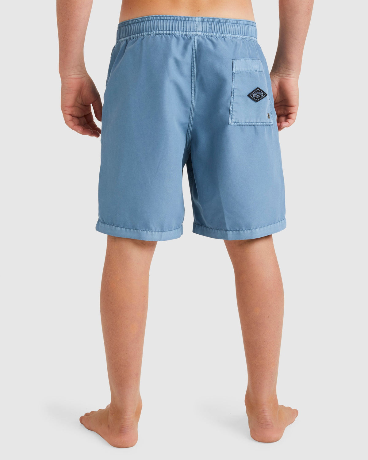 Billabong Boys 8-16 All Day Overdye Layback Boardshorts 16" - Steel Blue