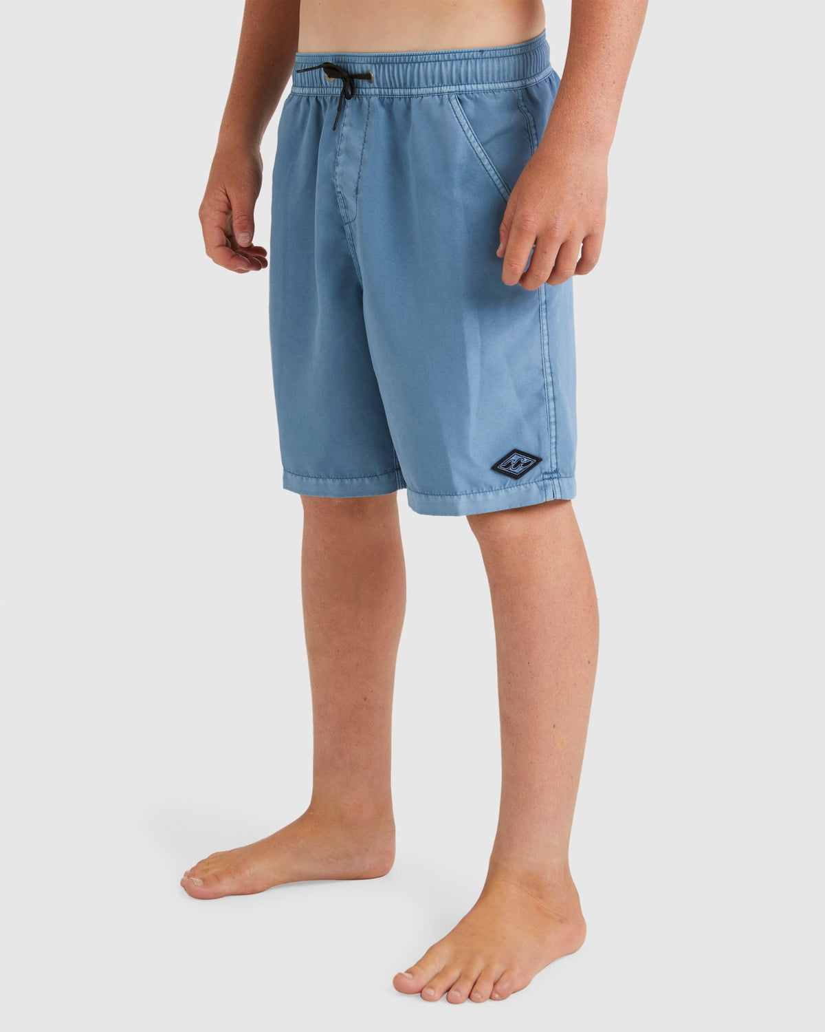 Billabong Boys 8-16 All Day Overdye Layback Boardshorts 16" - Steel Blue