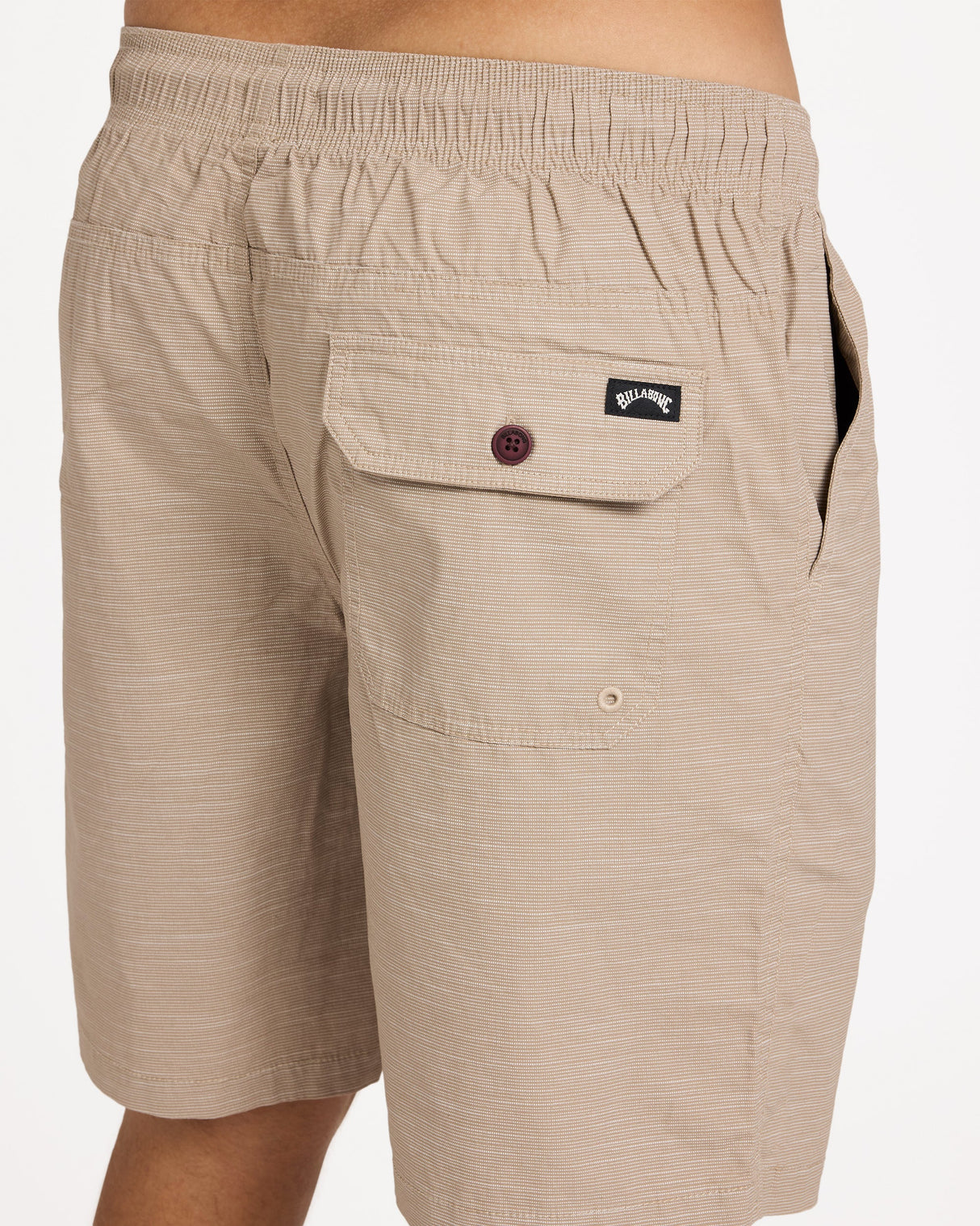 Mens Slub Elastic 21 inch Shorts