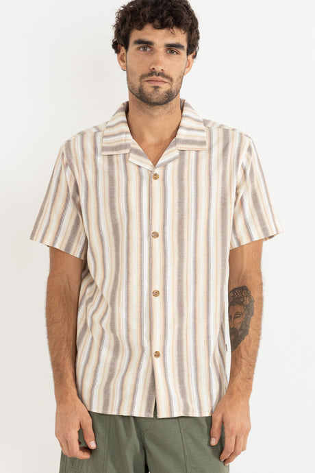Vacation Stripe Ss Shirt - Beachin Surf