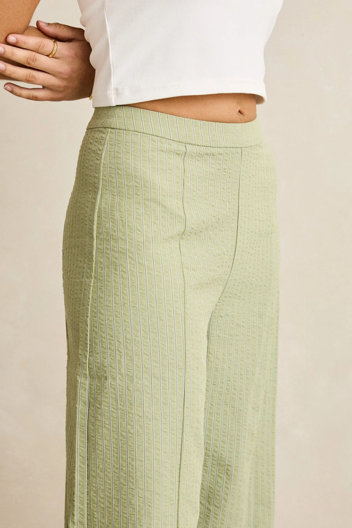 Vista Stripe Wide Leg Pant