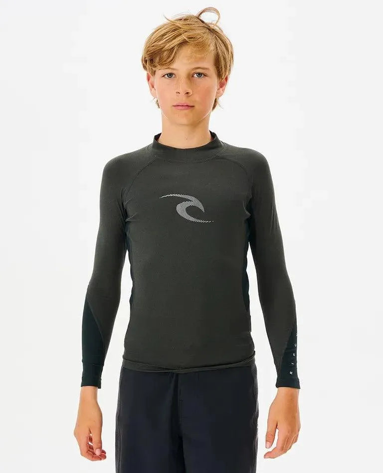 Waves Long Sleeve Rash Vest - Boys (8-16 Years) - Beachin Surf