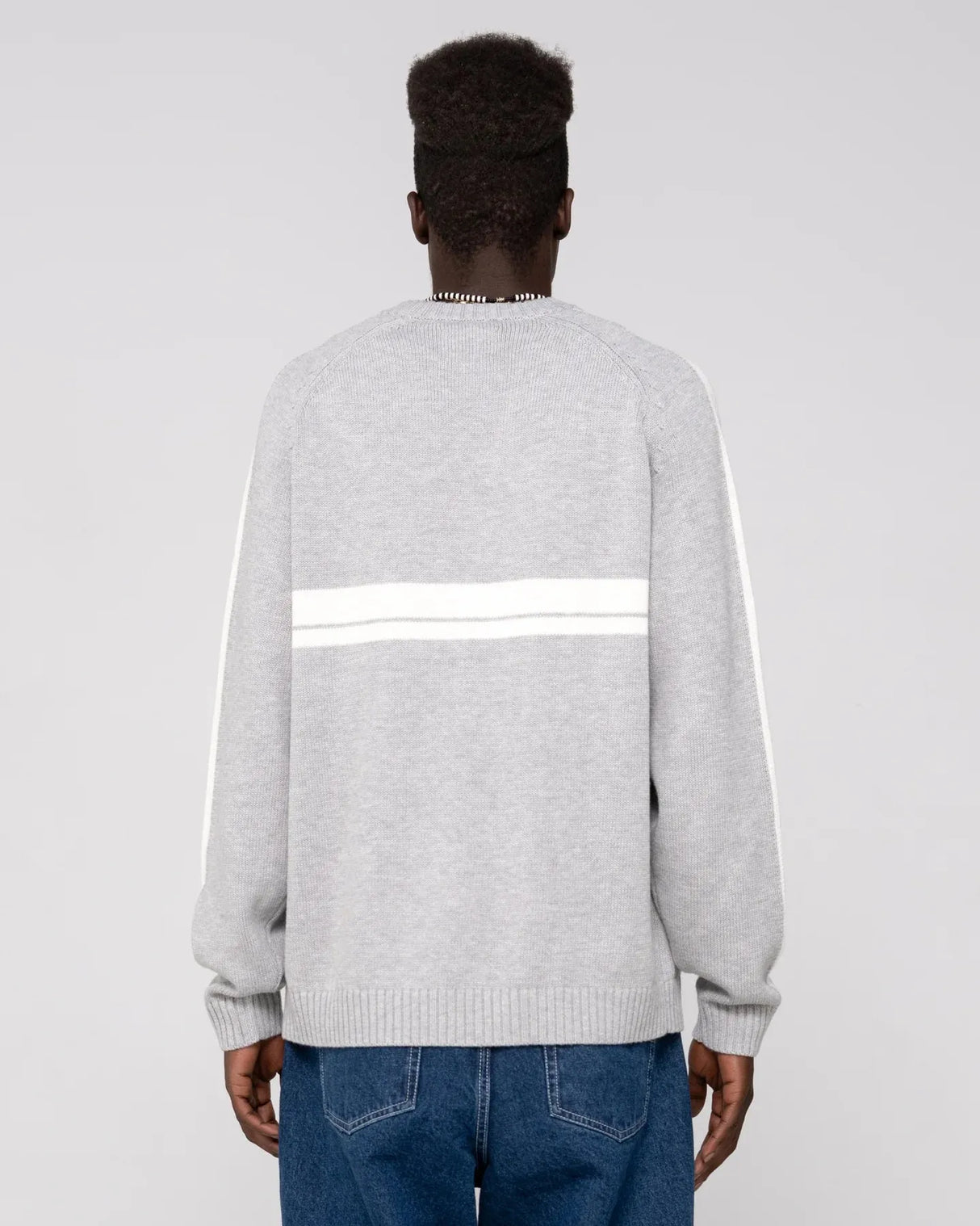 White Lines 2.0 Knitted Crew - Beachin Surf