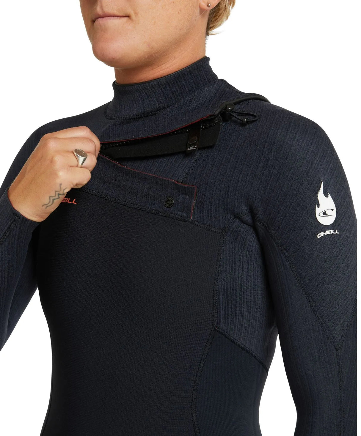 women-s-hyperfire-43mm-steamer-chest-zip-wetsuit-beachin-surf-73201 - Beachin Surf