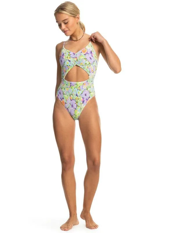 Womens Blumen One-Piece Swimsuit - Beachin Surf