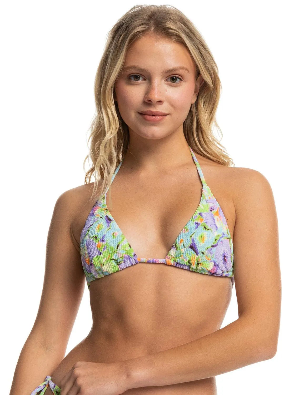 Womens Blumen Tiki Tri Bikini Top - Beachin Surf