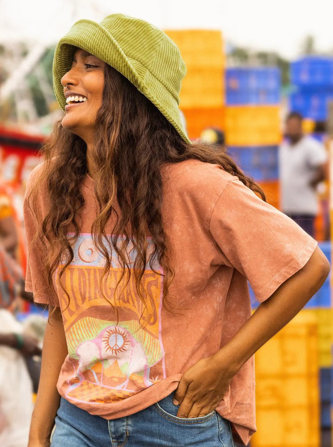 Womens Girl Need Love B Oversized T-Shirt - Beachin Surf