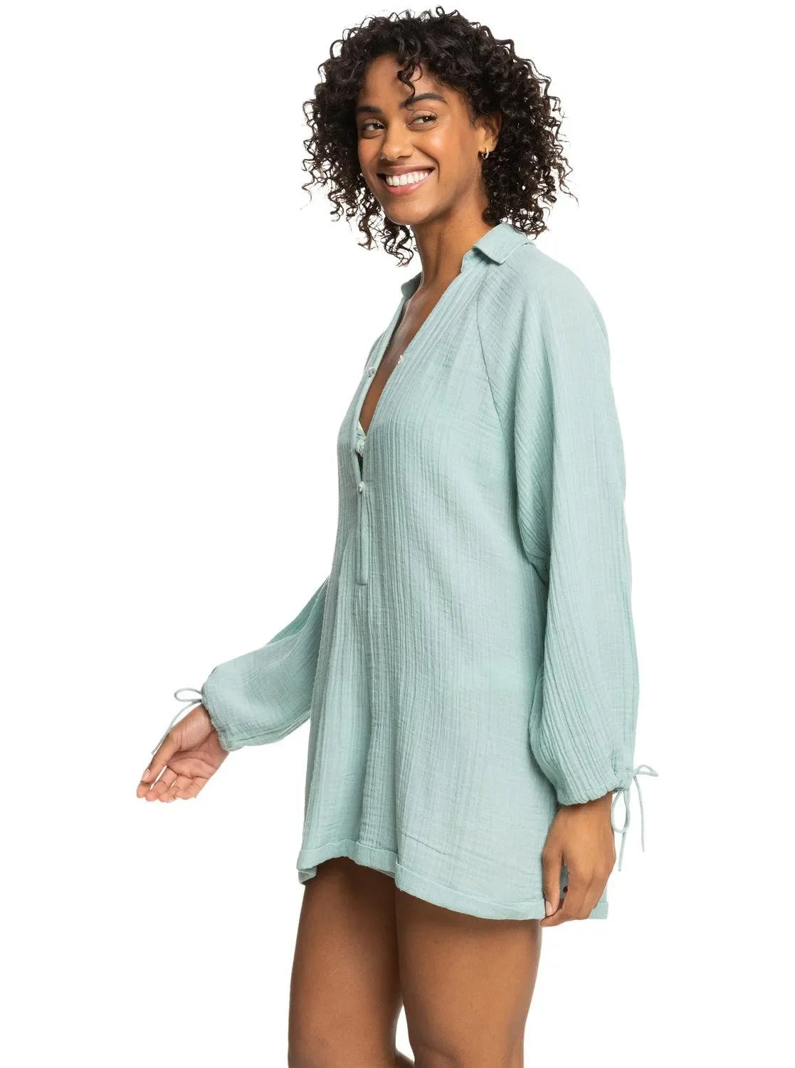 Womens Lover Meeting Beach Cover-Up