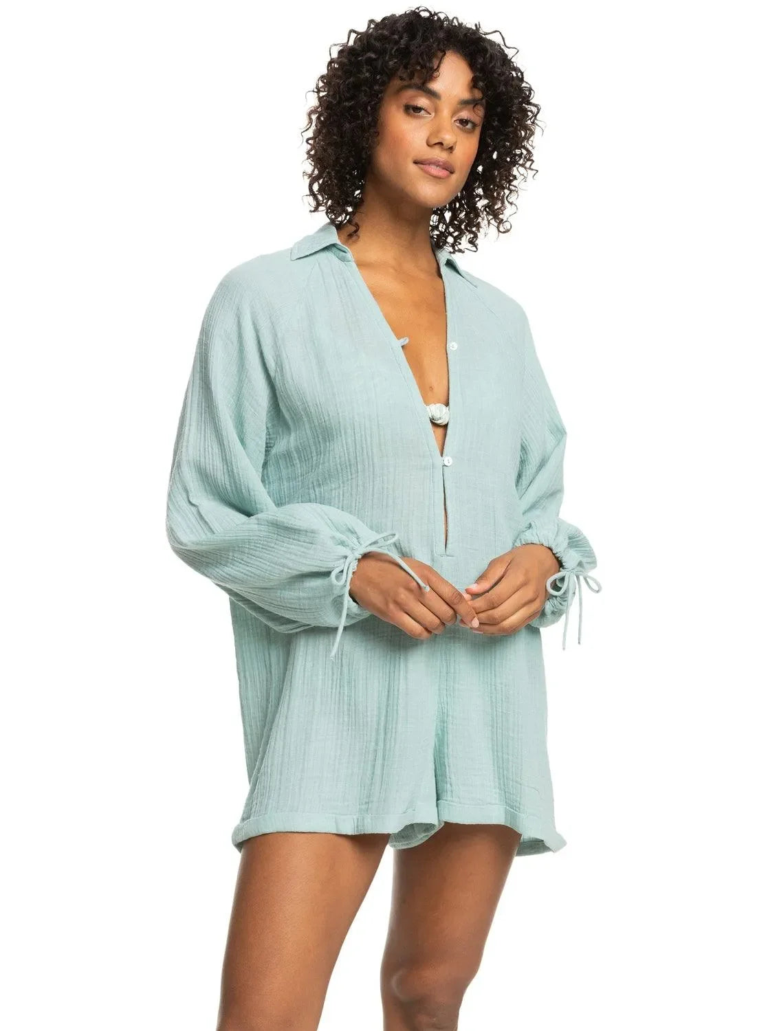 Womens Lover Meeting Beach Cover-Up