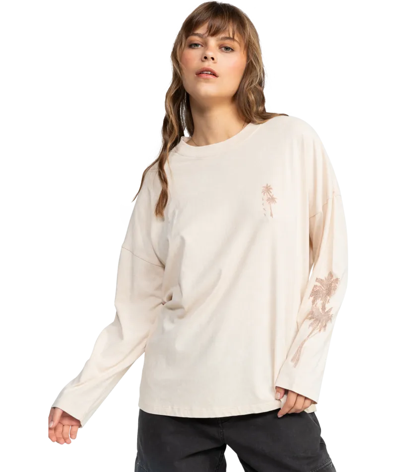 Womens Mawi Wave Oversized Short Sleeve T-Shirt - Beachin Surf