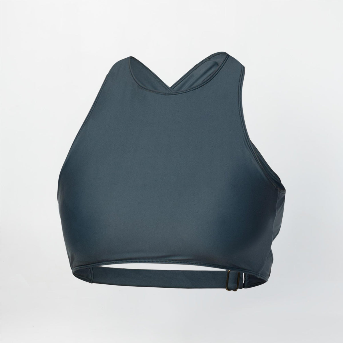 O'Neill Performance Surf Glenwood High Neck Bikini Top Slate