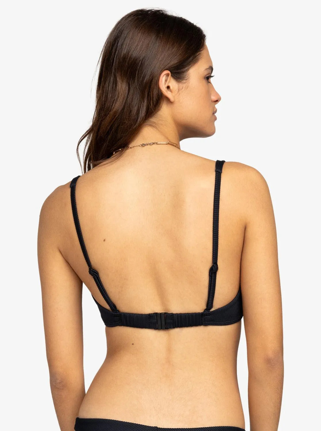 Womens Rib Roxy Love The Roller Bikini Top - Beachin Surf