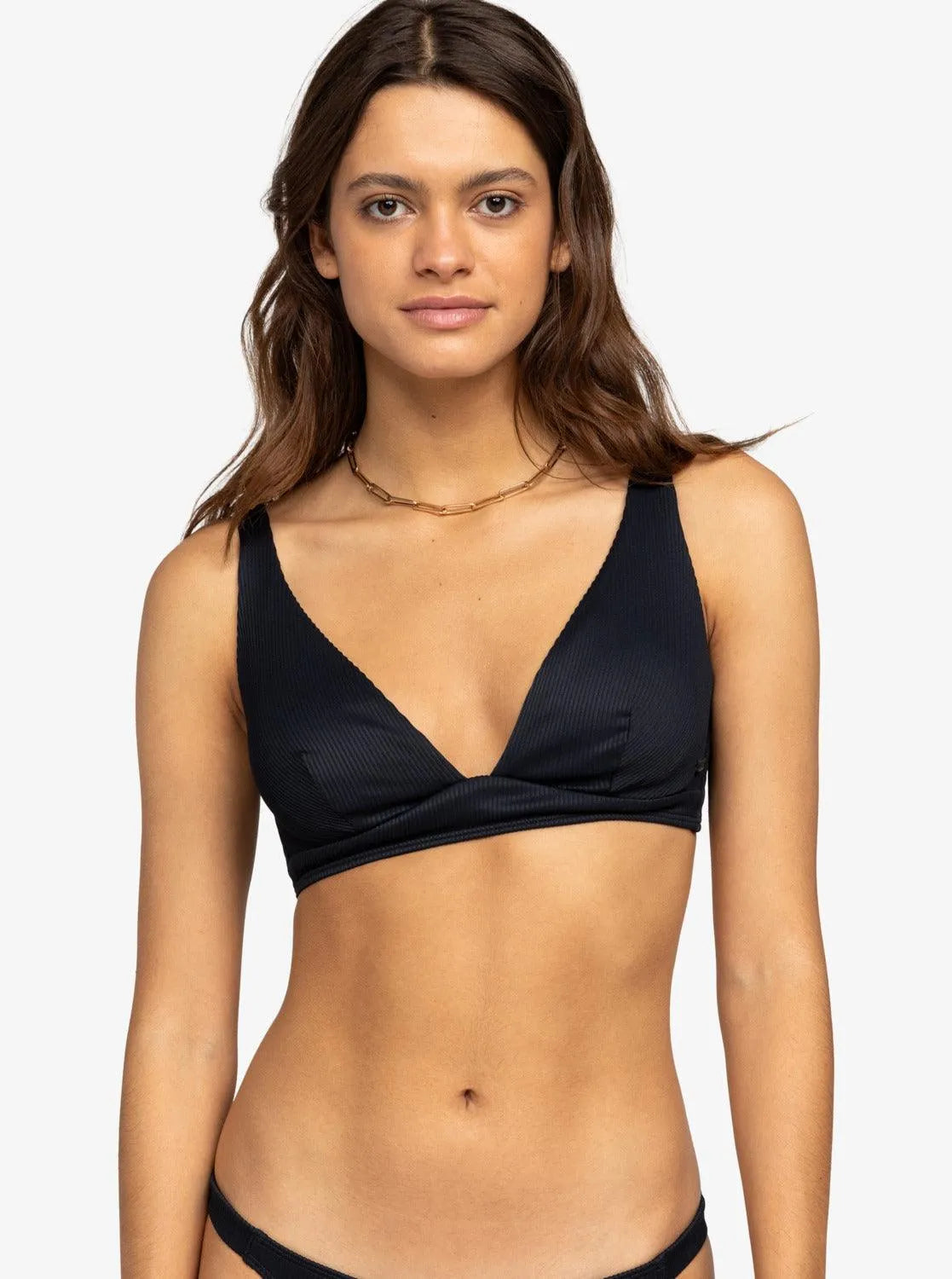 Womens Rib Roxy Love The Roller Bikini Top - Beachin Surf