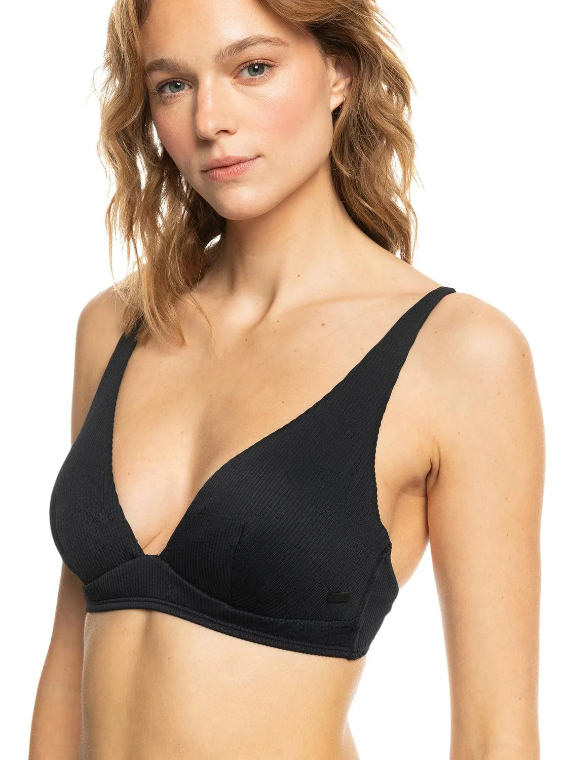 Womens Rib Roxy Love The Roller Bikini Top - Beachin Surf