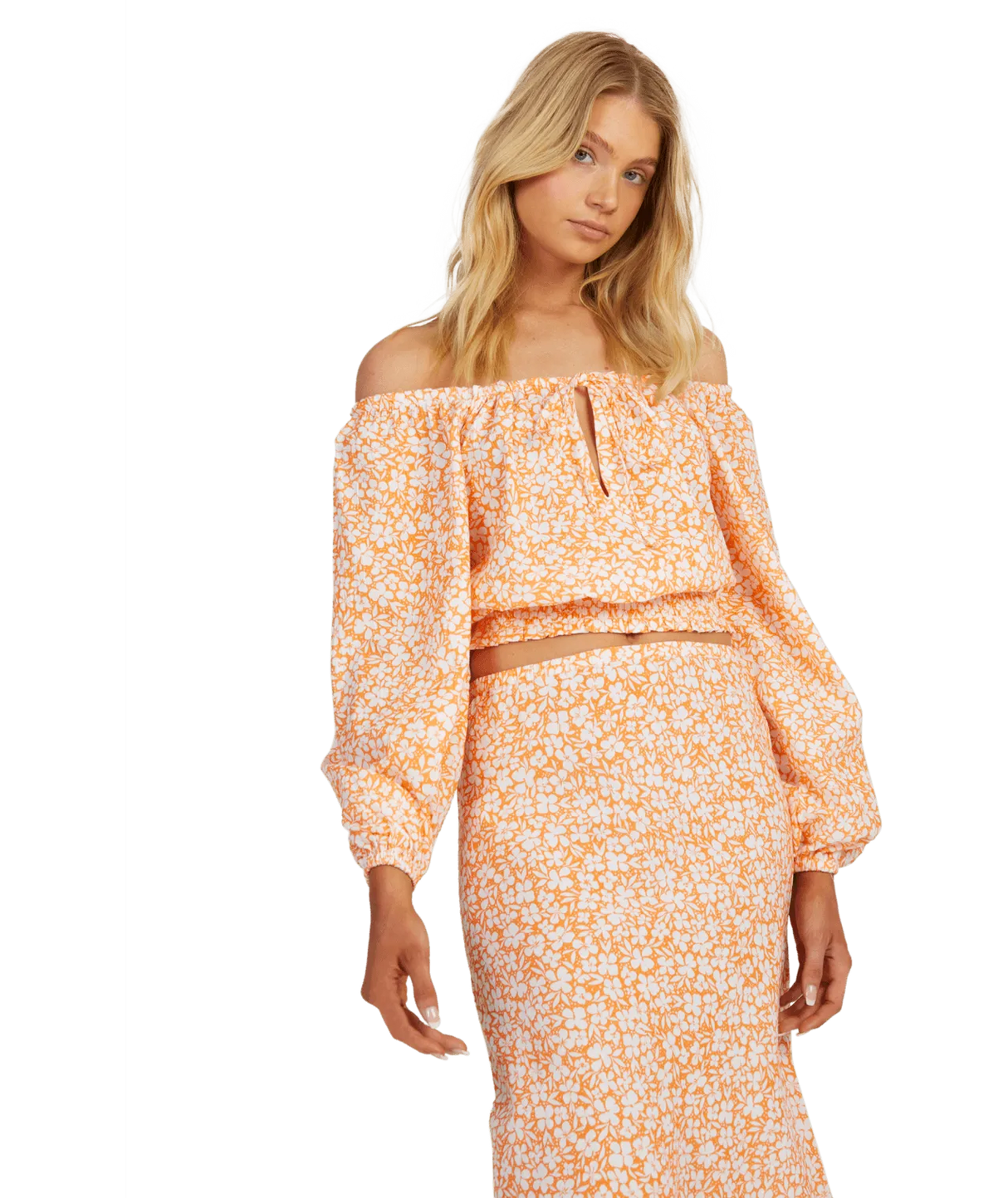 Womens Shelly Beach Again Midi Skirt - Beachin Surf