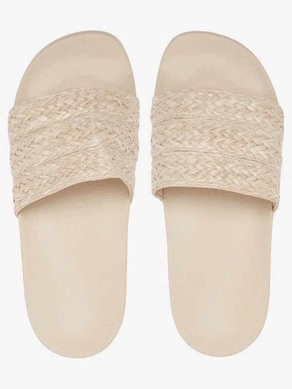 Womens Slippy Jute Sandals - Beachin Surf