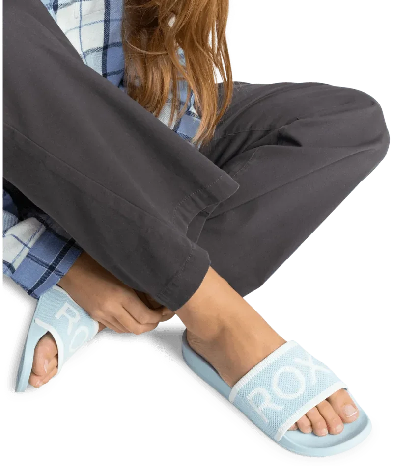 Womens Slippy Knit Sandals