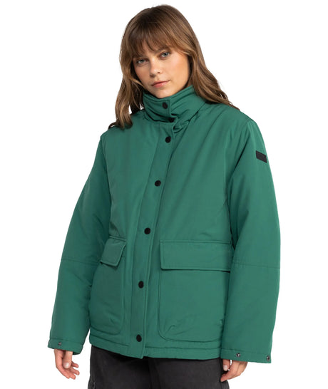 Womens This Time Puffer Jacket - Beachin Surf