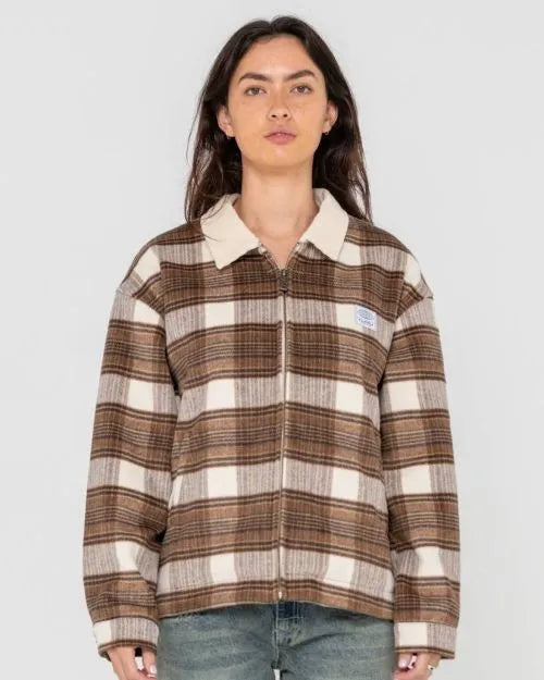 Worldwide Mid Weight Zip Through Jacket - Beachin Surf