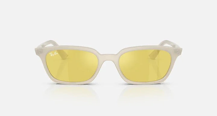 Zaya - Cloudy Warm White/Yellow Mirror Flash Gold