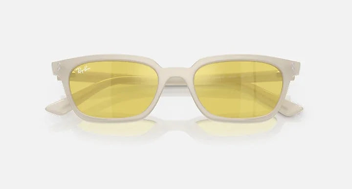 Zaya - Cloudy Warm White/Yellow Mirror Flash Gold
